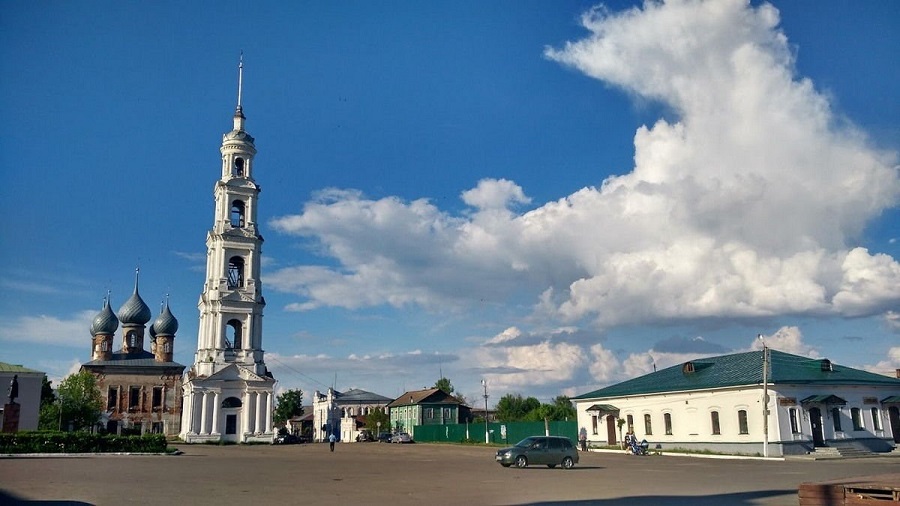 Базарная площадь город Юрьевец